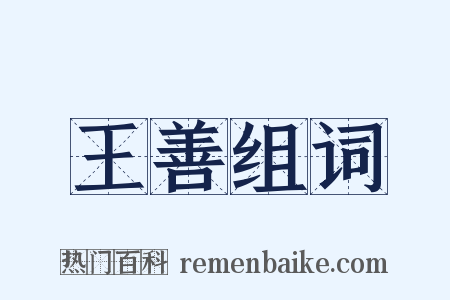 王善组词是什么意思的图片